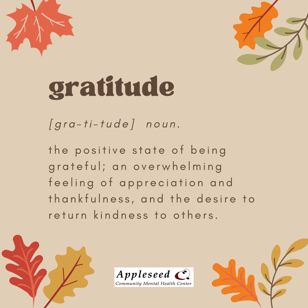 November is Gratitude month 